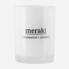 Load image into Gallery viewer, Meraki kerti - Sandalwood + Jasmine